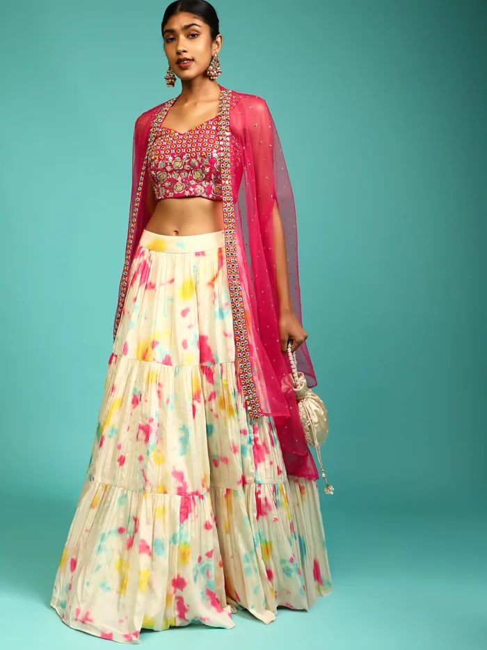 cream-tie-dye-printed-skirt-and-hot-pink-crop-top-set-with-mirror-abla-embroidery-and-net-cape-jacket.webp