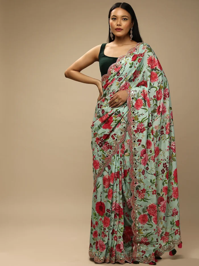mint_saree_in_cotton_silk_with_contrasting_floral_print4.webp