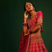 scarlet-red-lehenga-choli-in-raw-silk-with-zardosi-k005.webp