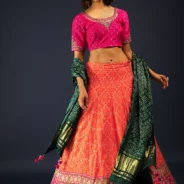 tangerine_orange_lehenga_in_silk.webp